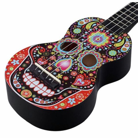 Mahalo Skull Ukulele Day of the Dead [3]