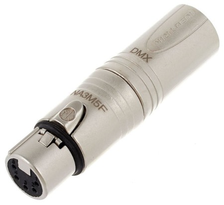 Accesorii - Mufa Adaptor Neutrik NA3 M5F