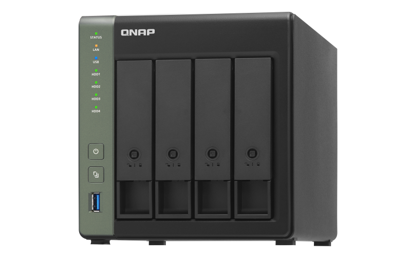 NAS - NAS QNAP 431X3 4BAY 1.7GHZ 4GB TWR SATA