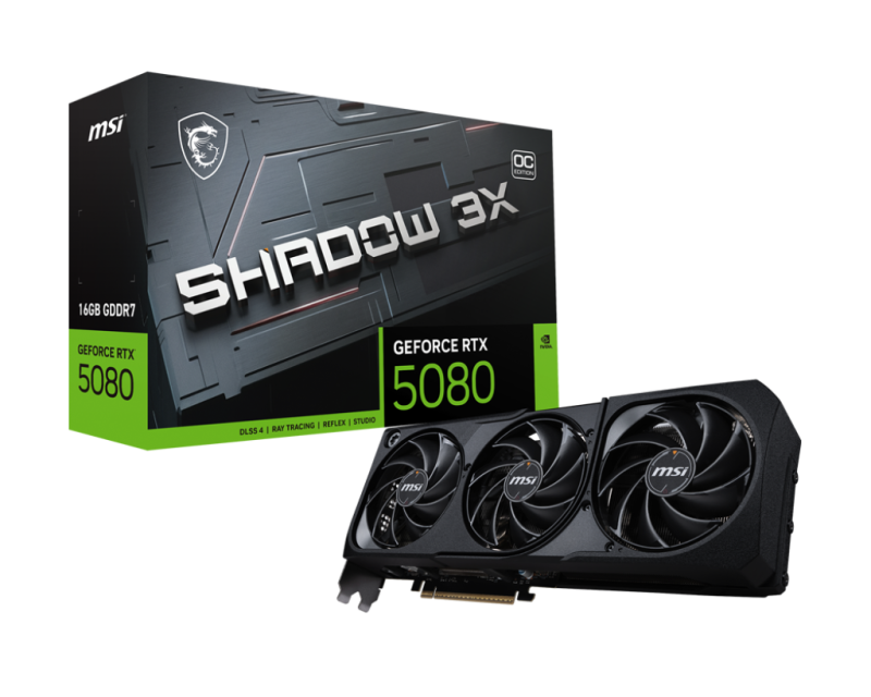 PC, Componente & Software - MSI GEFORCE RTX 5080 16G SHADOW 3X OC