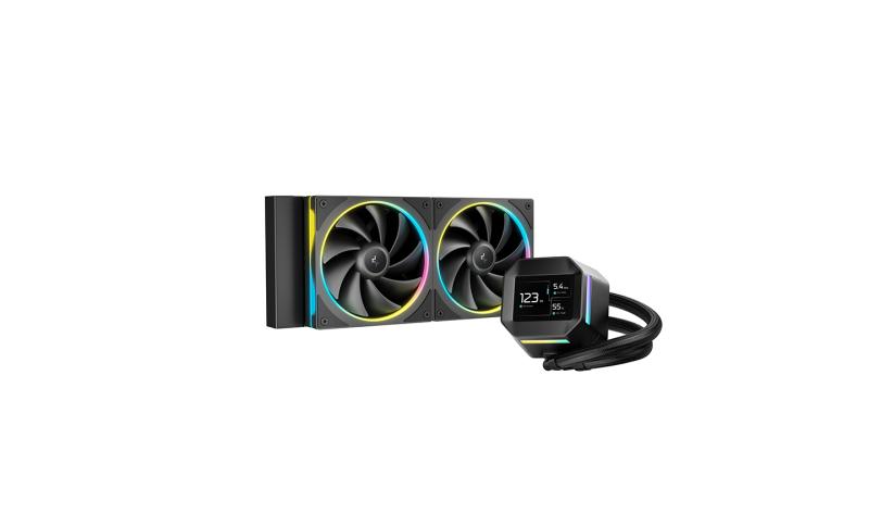 PC, Componente & Software - CPU COOLER DEEPCOOL LM240 RGB BLACK
