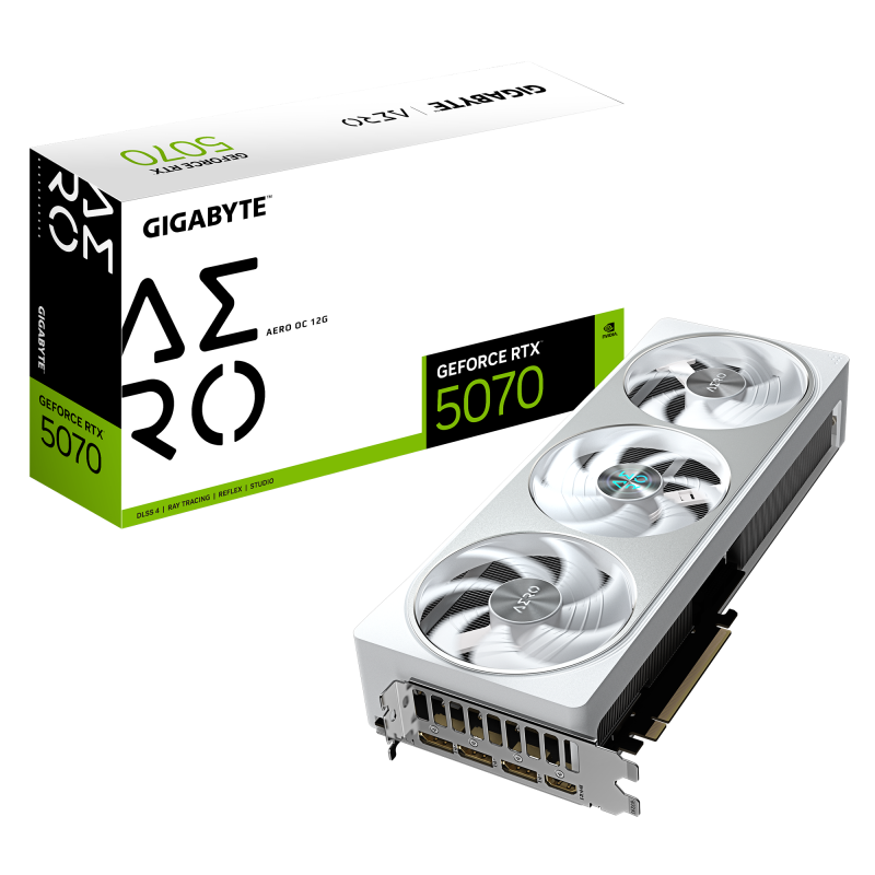 PC, Componente & Software - VGA GIGABYTE RTX 5070 AERO OC 12GB