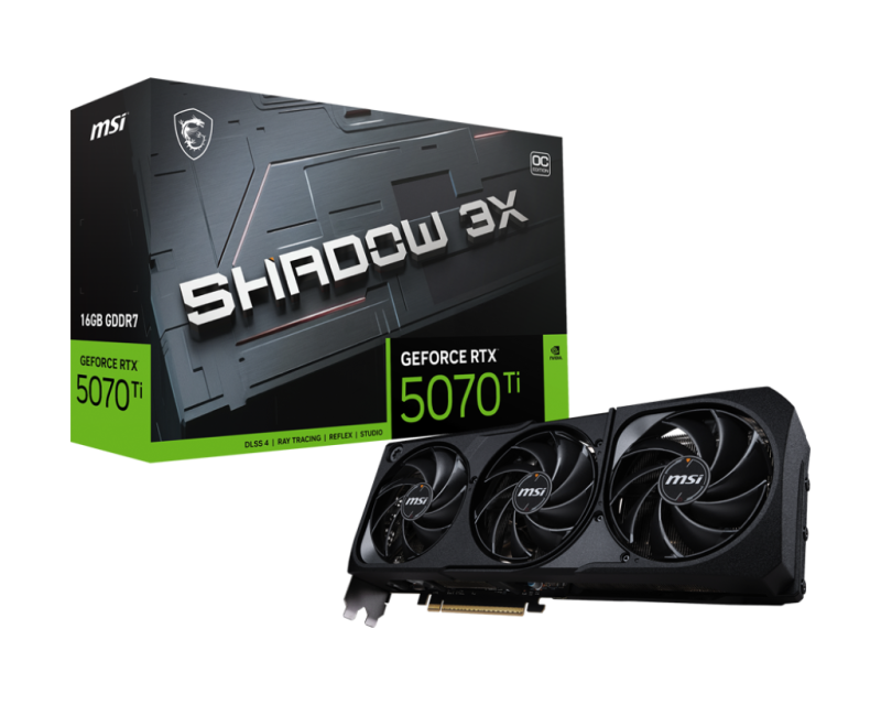PC, Componente & Software - MSI GeForce RTX 5070 TI 16G SHADOW 3X OC