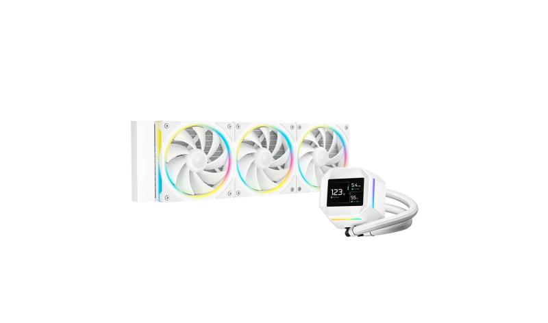 PC, Componente & Software - CPU COOLER DEEPCOOL LM360 RGB WHITE