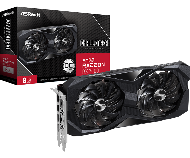 PC, Componente & Software - AsRock Radeon RX7600 8GB