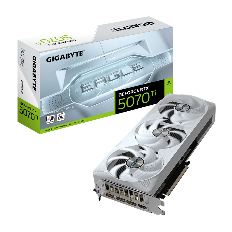 PC, Componente & Software - VGA GB RTX 5070 TI EAGLE OC ICE SFF 16GB