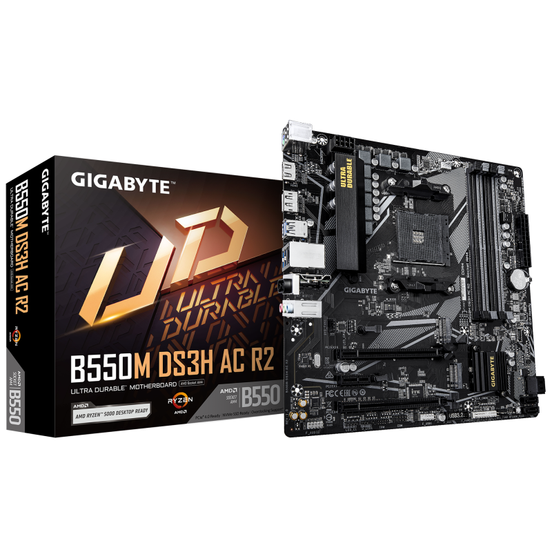PC, Componente & Software - MB GIGABYTE B550M DS3H AC R2 AM4