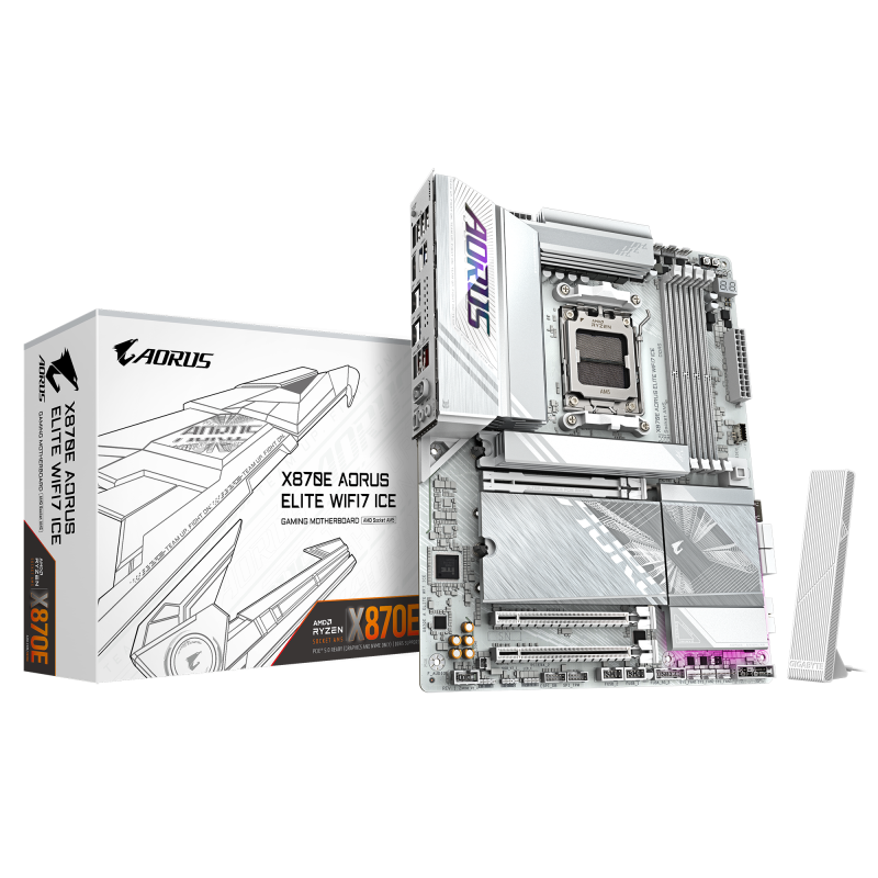 PC, Componente & Software - MB GIGABYTE X870E AORUS ELITE WIFI7 ICE