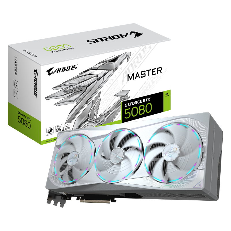 PC, Componente & Software - VGA GB AORUS GF RTX 5080 MASTER ICE 16G