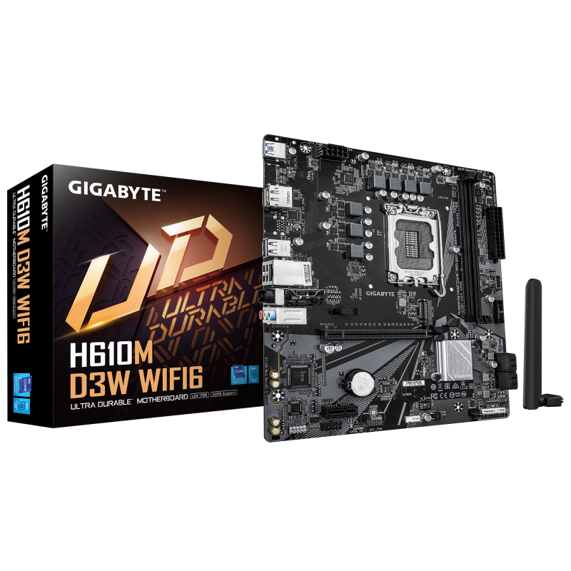 PC, Componente & Software - MB GIGABYTE H610M D3W WIFI6
