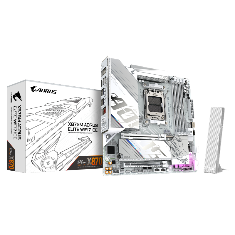 PC, Componente & Software - GIGABYTE X870M AORUS ELITE WIFI7 ICE