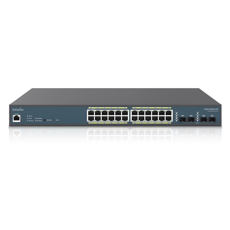 Access Points & Range Extendere - Switch EnGenius 19i 24-port 410W