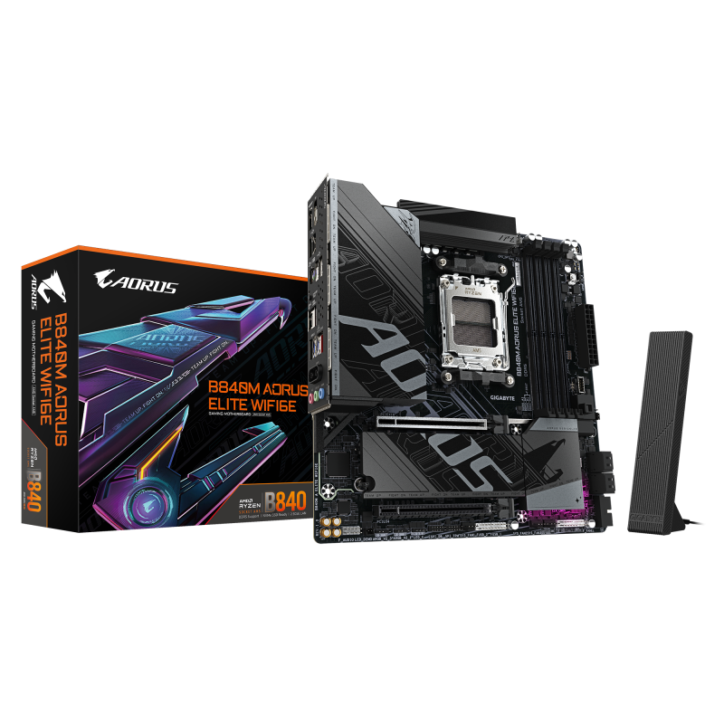 PC, Componente & Software - MB GIGABYTE B840M AORUS ELITE WIFI6E AM5