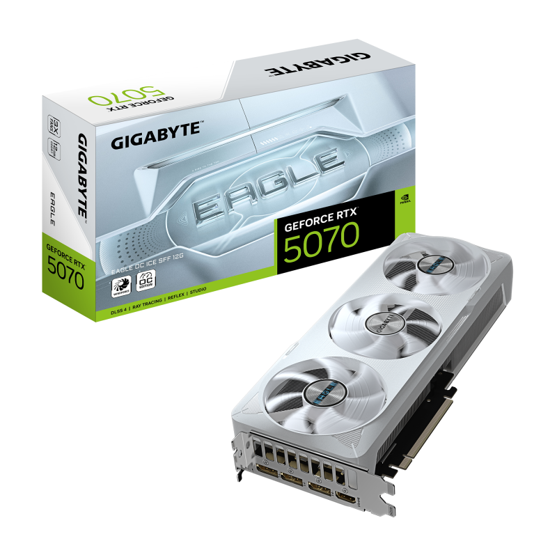 PC, Componente & Software - VGA GB RTX 5070 EAGLE OC ICE SFF 12GB