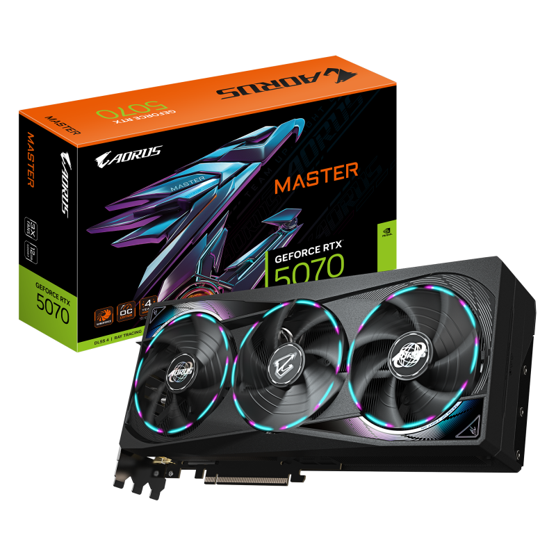 PC, Componente & Software - VGA GIGABYTE AORUS RTX 5070 MASTER 12GB