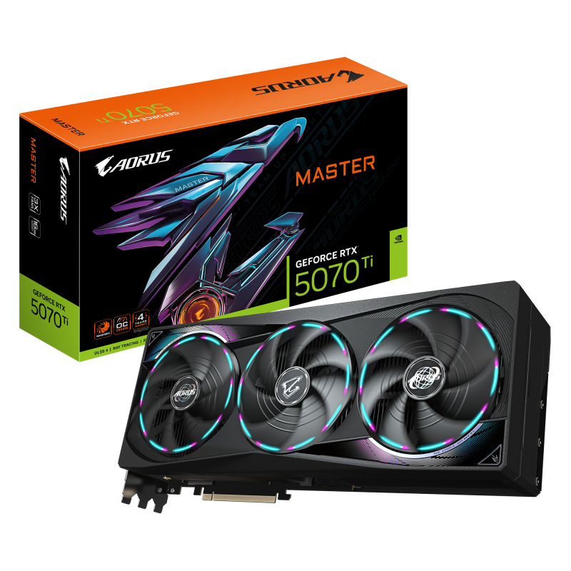 PC, Componente & Software - VGA GIGABYTE RTX 5070 TI MASTER 16GB
