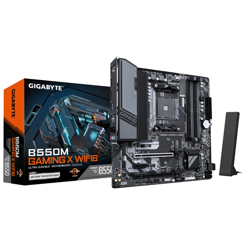 PC, Componente & Software - MB GIGABYTE B550M GAMING X WIFI6 AM4
