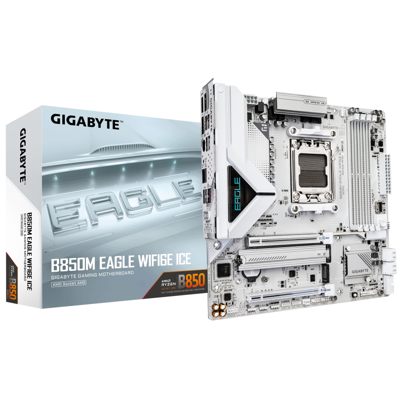 PC, Componente & Software - MB Gigabyte B850M EAGLE WF6E ICE