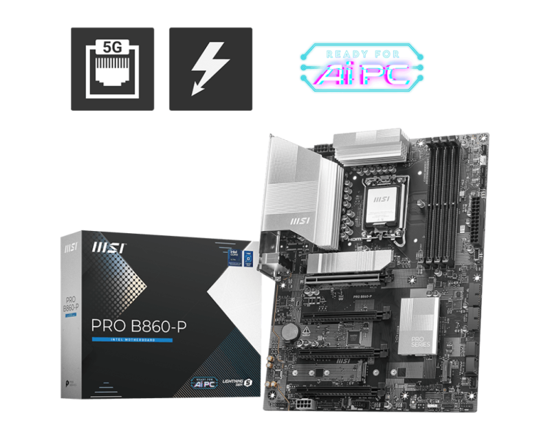 PC, Componente & Software - MB MSI PRO B860-P LGA1851