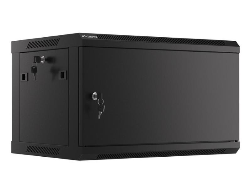 Servere - Dulap rack de perete 19", 6U negru