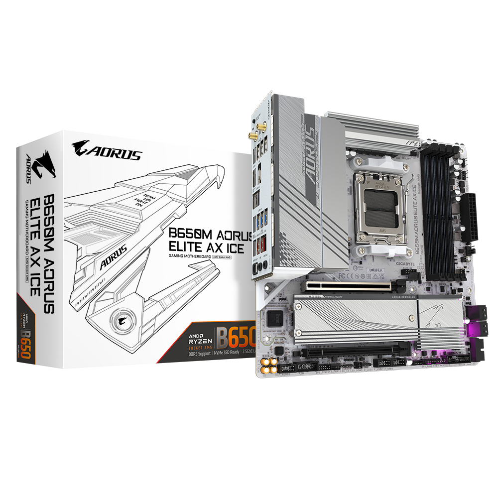 PC, Componente & Software - MB Gigabyte B650M AORUS ELITE AX ICE