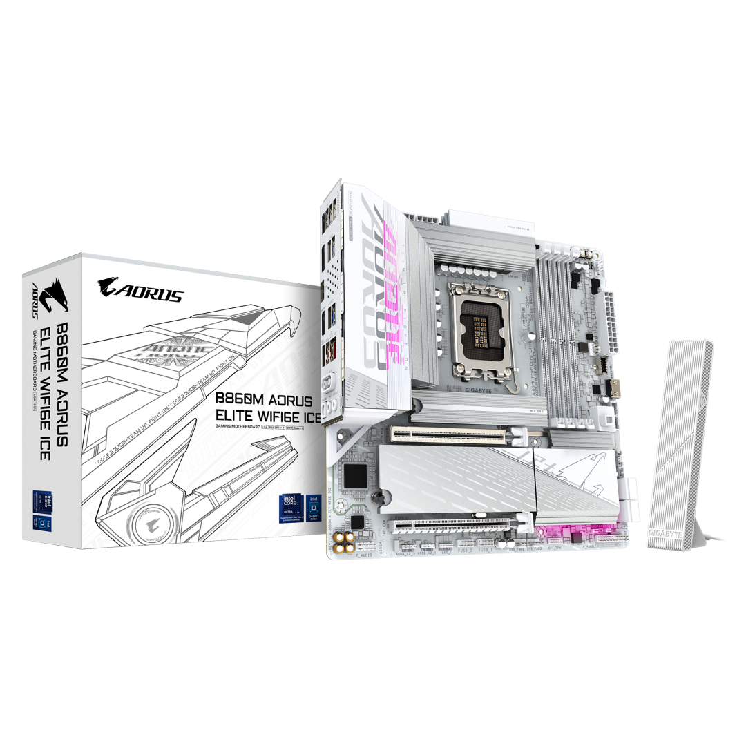 PC, Componente & Software - MB Gigabyte B860M AORUS ELITE WIFI6E ICE