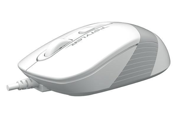 MOUSE A4TECH FM10 cu fir 1600DPI, ALB [1]
