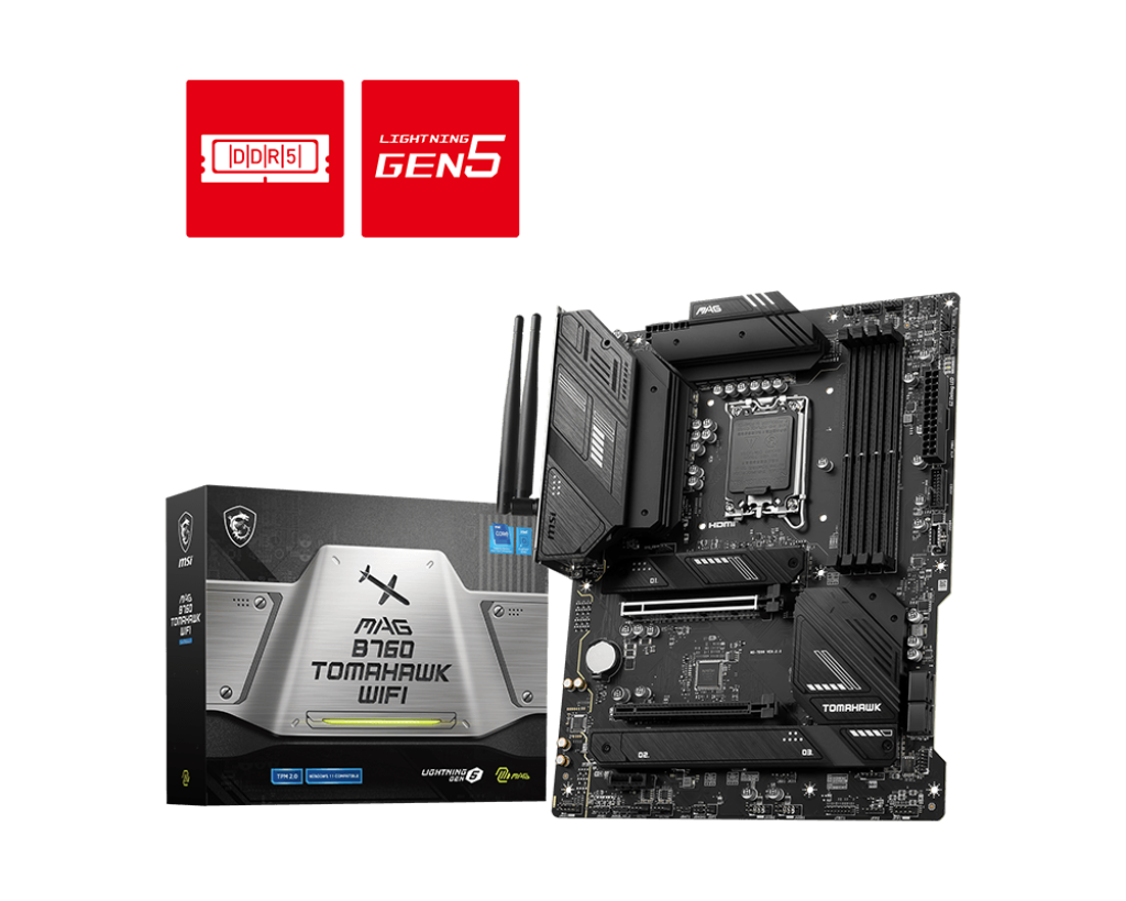 PC, Componente & Software - MB MSI MAG B760 TOMAHAWK WIFI LGA1700