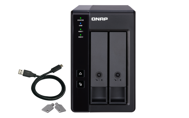 NAS - EXT USB QNAP TR-002 2BAY SATA TWR