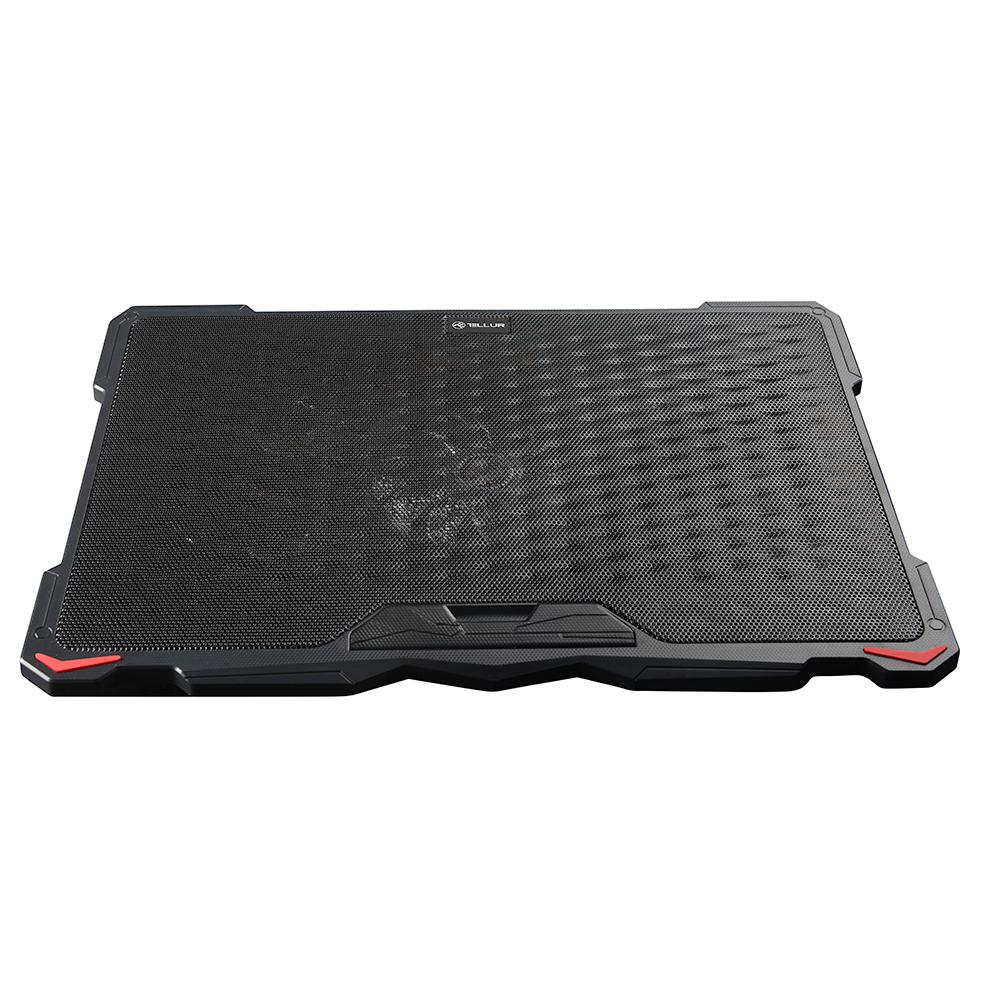 Standuri și Coolere Laptop - Cooler Tellur Basic, 17" LED, USB, negru