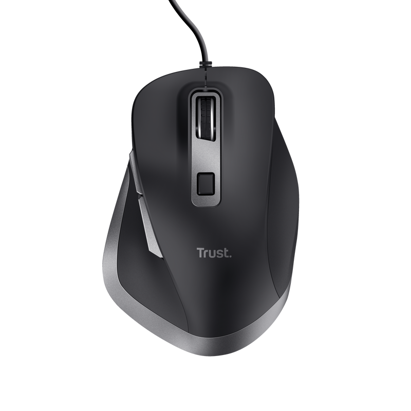 Periferice - Mouse Trust Fyda cu fir 5000 DPI, negru