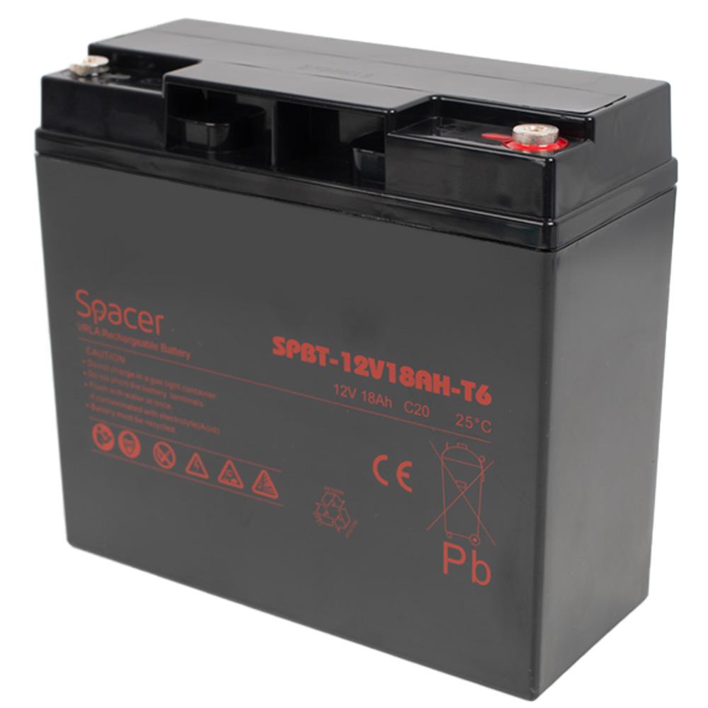 Periferice - SPC ACUMULATOR UPS 12V/18Ah terminal F1