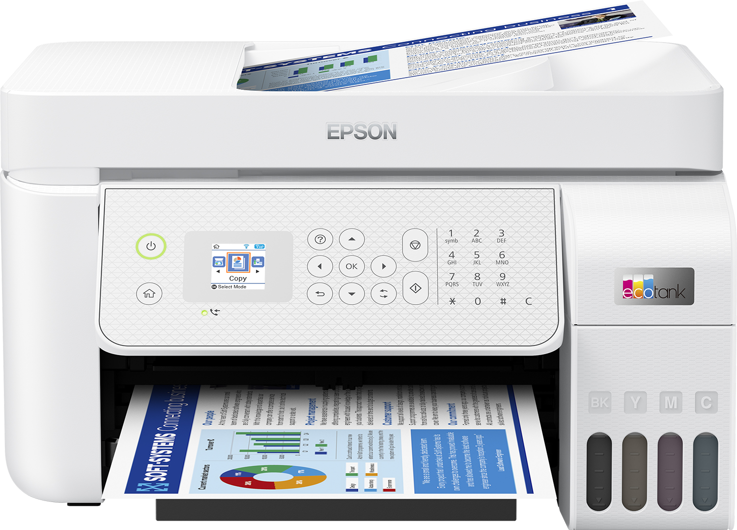 Imprimante&Consumabile - EPSON L5316 CISS COLOR INKJET MFP WHITE