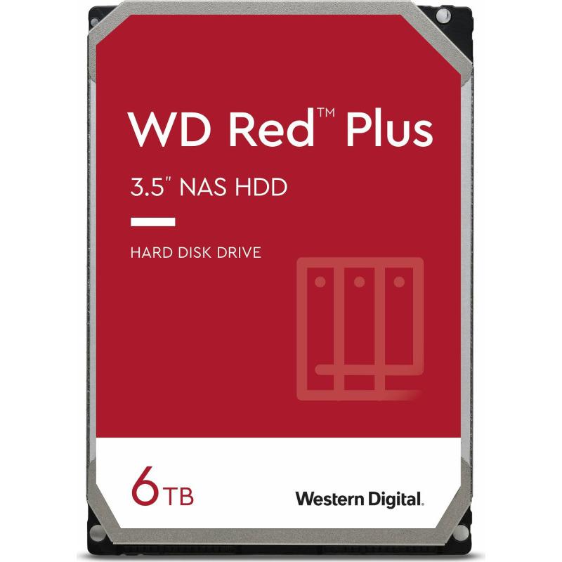 Servere - HDD WD Red Plus 6TB SATA-III 5400 RPM 25