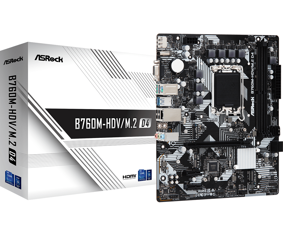 PC, Componente & Software - MB Asrock B760M-HDV/M.2 DDR4