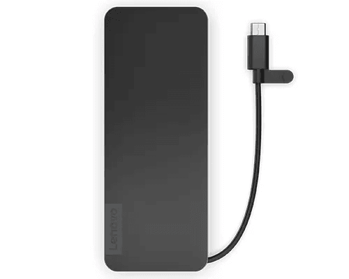 Laptopuri si accesorii - Lenovo USB-C Slim Travel Dock