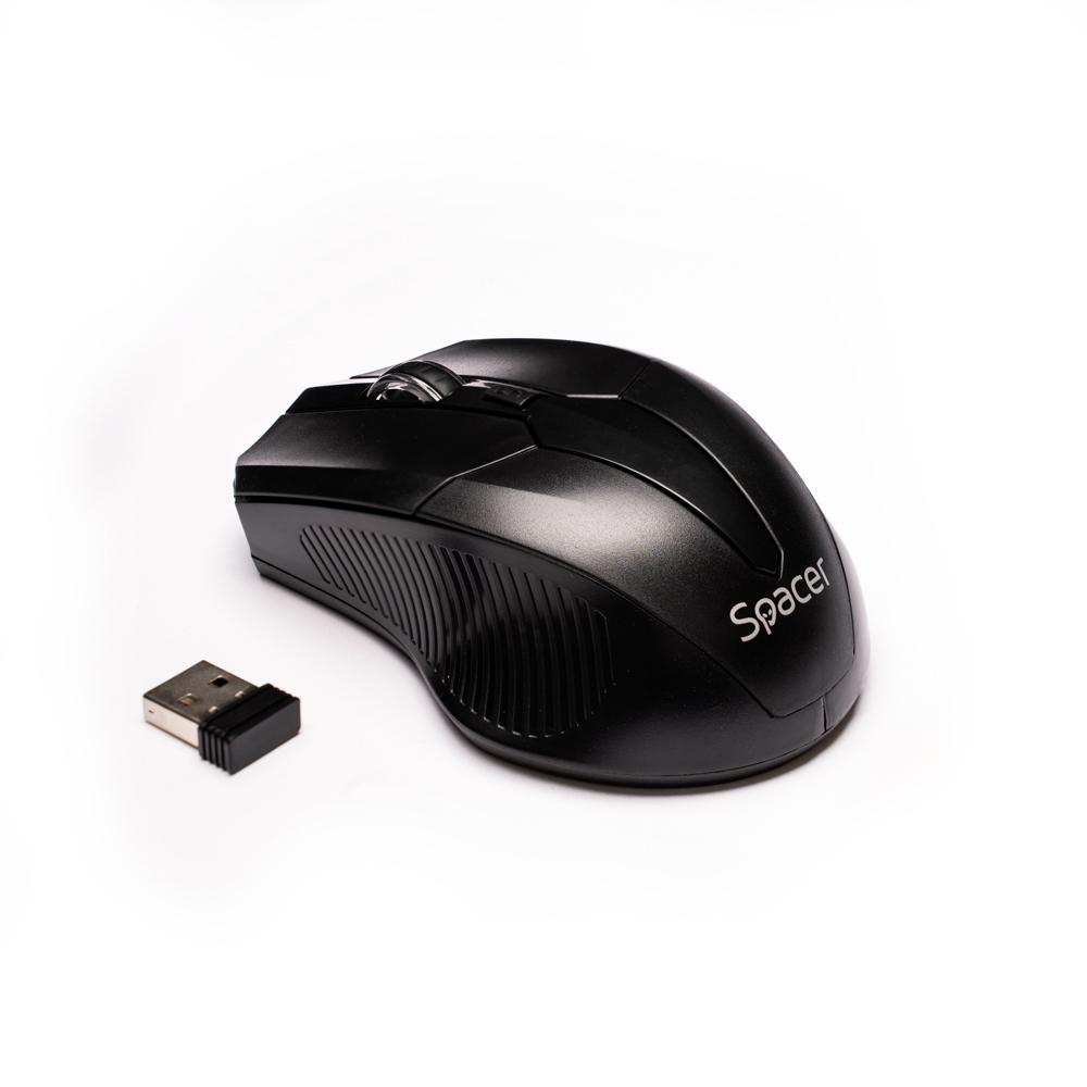Periferice - MOUSE Spacer fara fir USB optic SPMO-W02