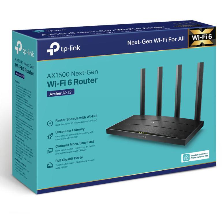 TPL WI-FI 6 ROUTER AX1500 ARCHER AX12 [3]