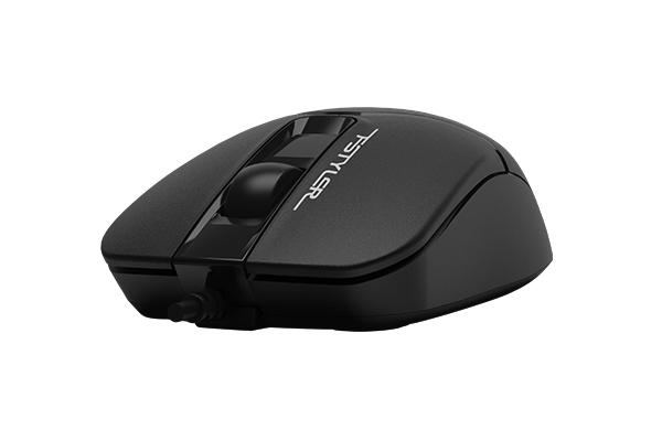 MOUSE A4TECH FM12 cu fir 1000DPI, NEGRU [2]