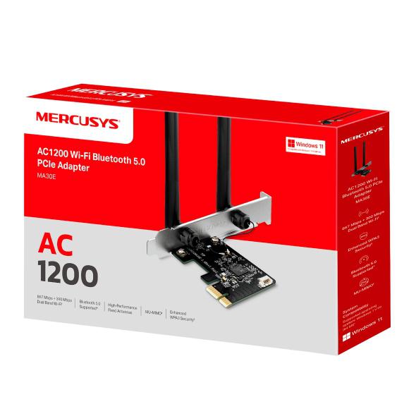 Mercusys MA30E AC1200 Wi-Fi BTPC Adapter [0]