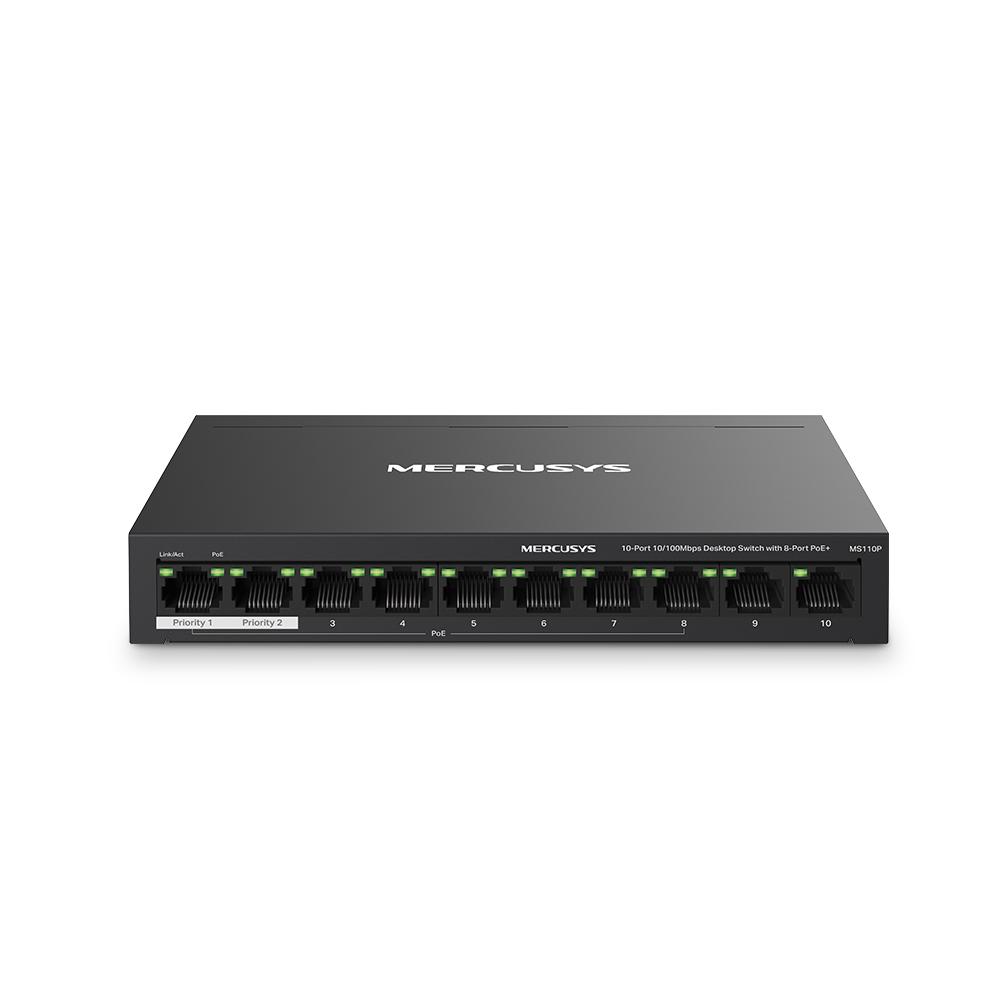 Retelistica - MERCUSYS DESK SWITCH 10PORT MS110P POE