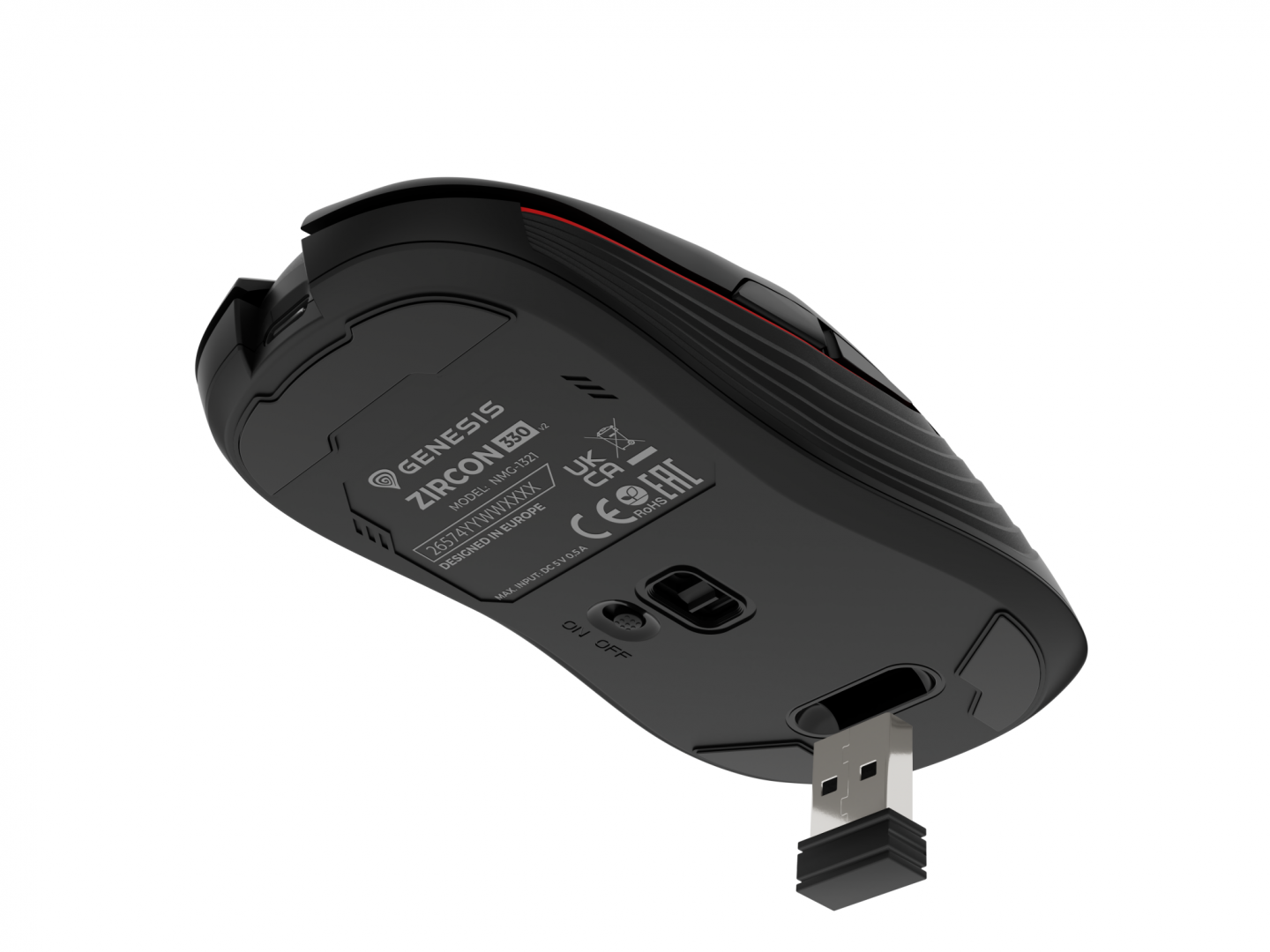 Mouse Genesis Zircon 330 3600 DPI negru [4]