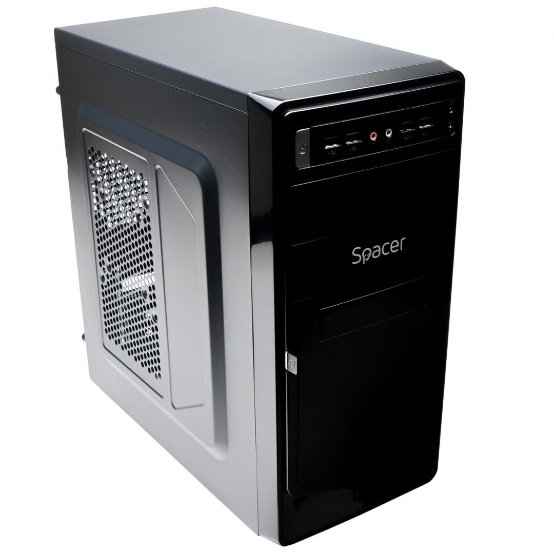 PC, Componente & Software - Carcasa Spacer Moon, ATX, MiniTower