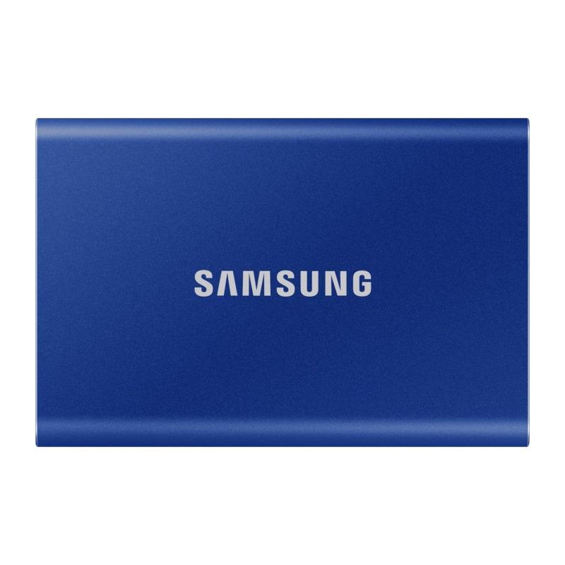 SSD Extern Samsung T7, 2TB, Blue, USB 3. [2]