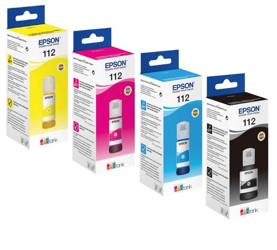 Imprimante&Consumabile - EPSON 112 EcoTank 4-colour Multipack