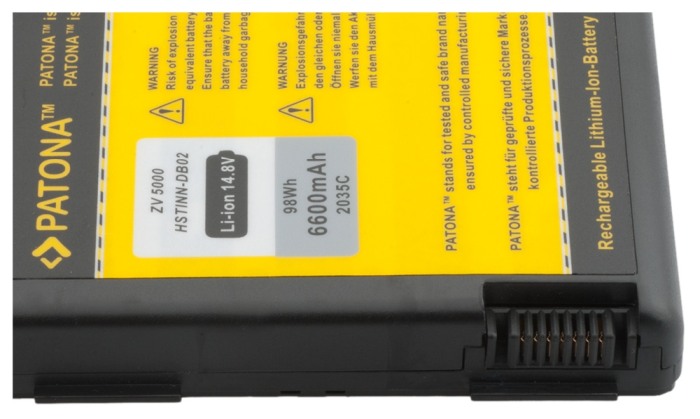 Acumulator Patona pentru HP ZV5000 Pavilion V5103AP V5187EA ZD8200 ZD8201AP [2]