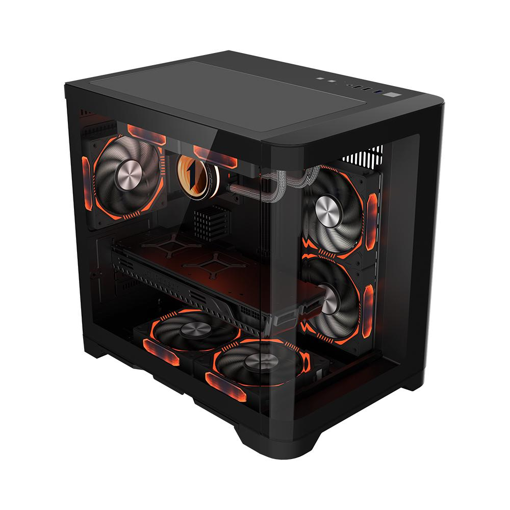 Carcasa 1STPLAYER Gaming UV5 BLACK [2]