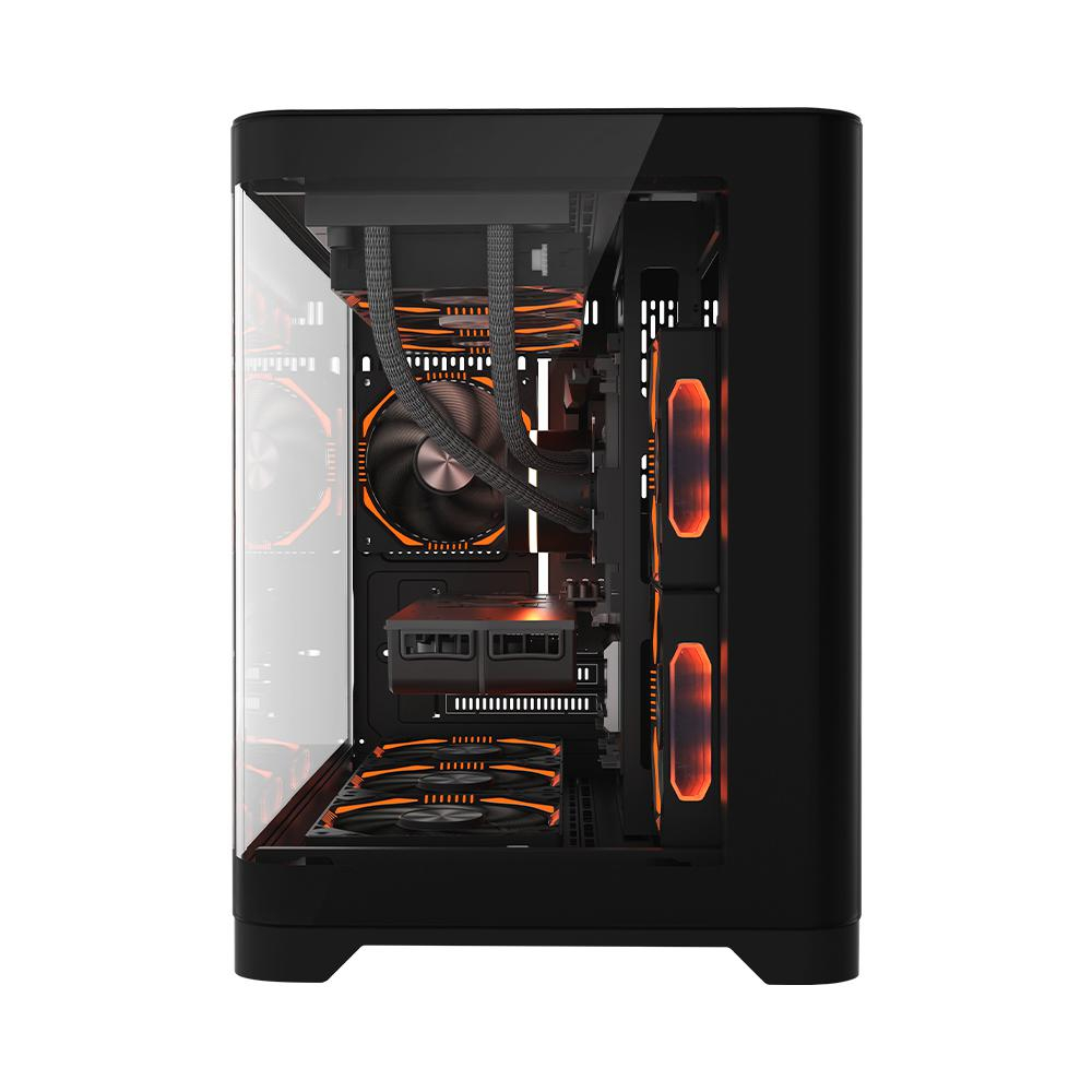 Carcasa 1STPLAYER Gaming UV6 BLACK [3]