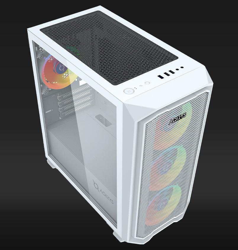 Carcasa Aqirys Wezen Midi Tower White [3]