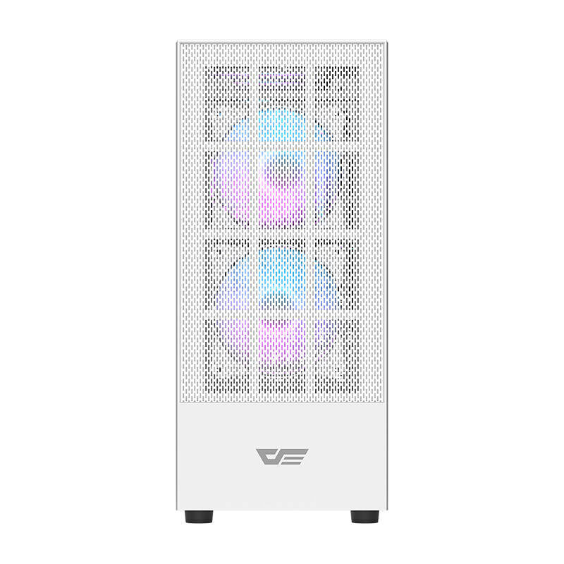 Carcasă pentru computer Darkflash A290 (alb) + 3 ventilatoare RGB [4]